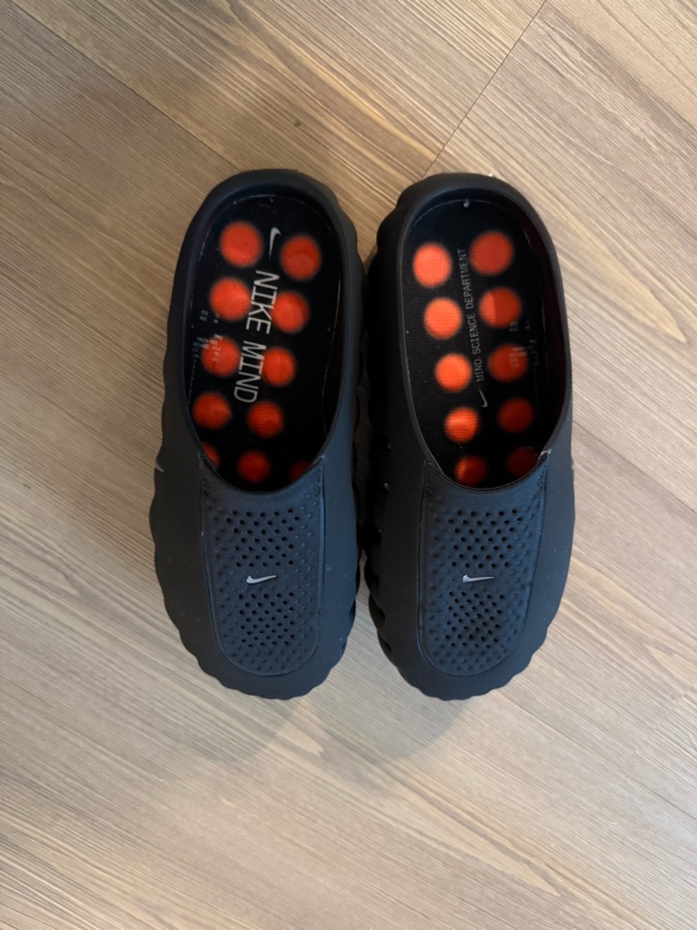 Nike mind 001 mules, color black, M size 7, W size 8 - Picture 8 of 10